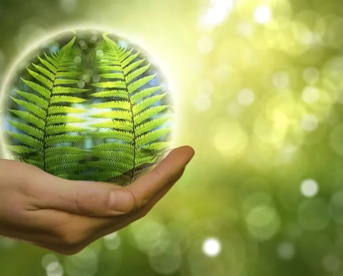 Green crystal ball