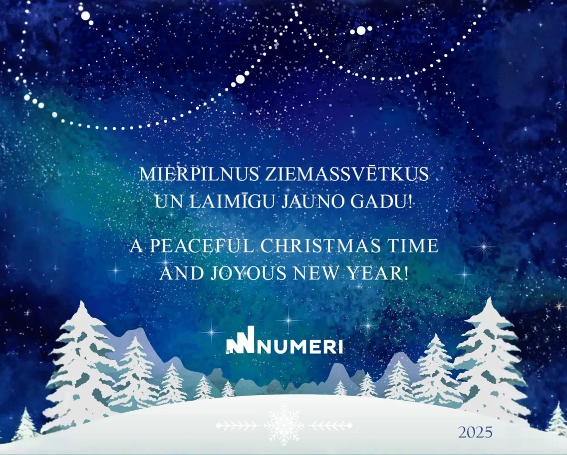 Numeri sveic Ziemassvētkos un Jaunajā gadā