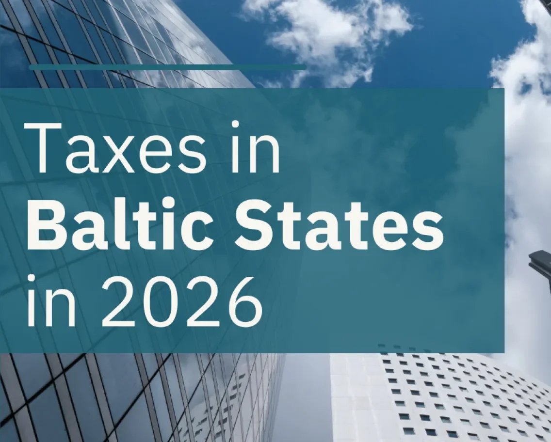Taxes in Baltic States in 2026