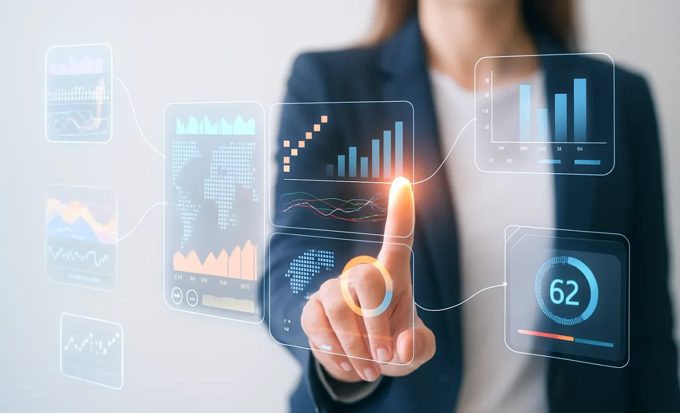 Sieviete izmanto tehnoloģijas 