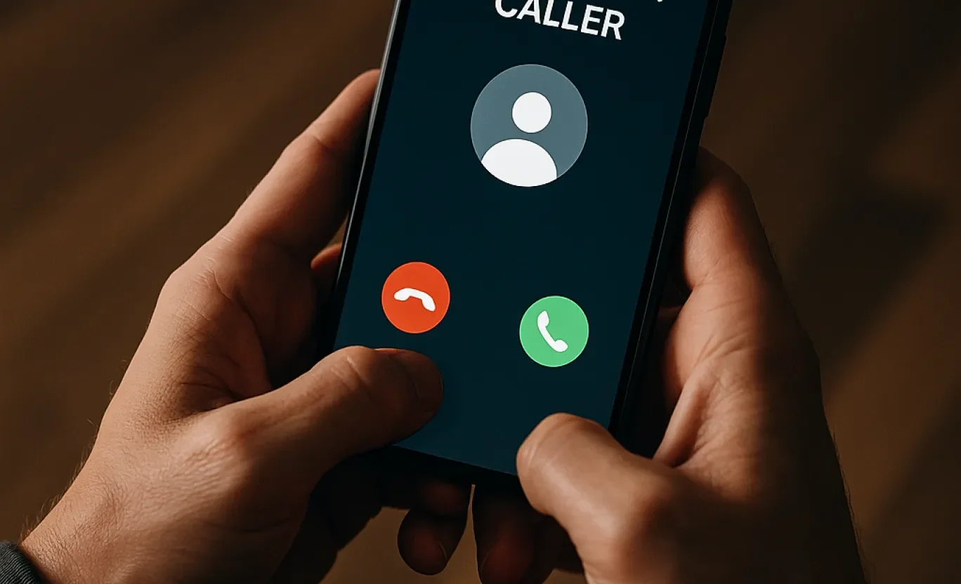 Telefons rokās, kad zvana nezināms numurs