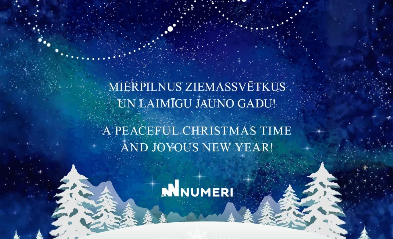 Numeri sveic Ziemassvētkos un Jaunajā gadā 